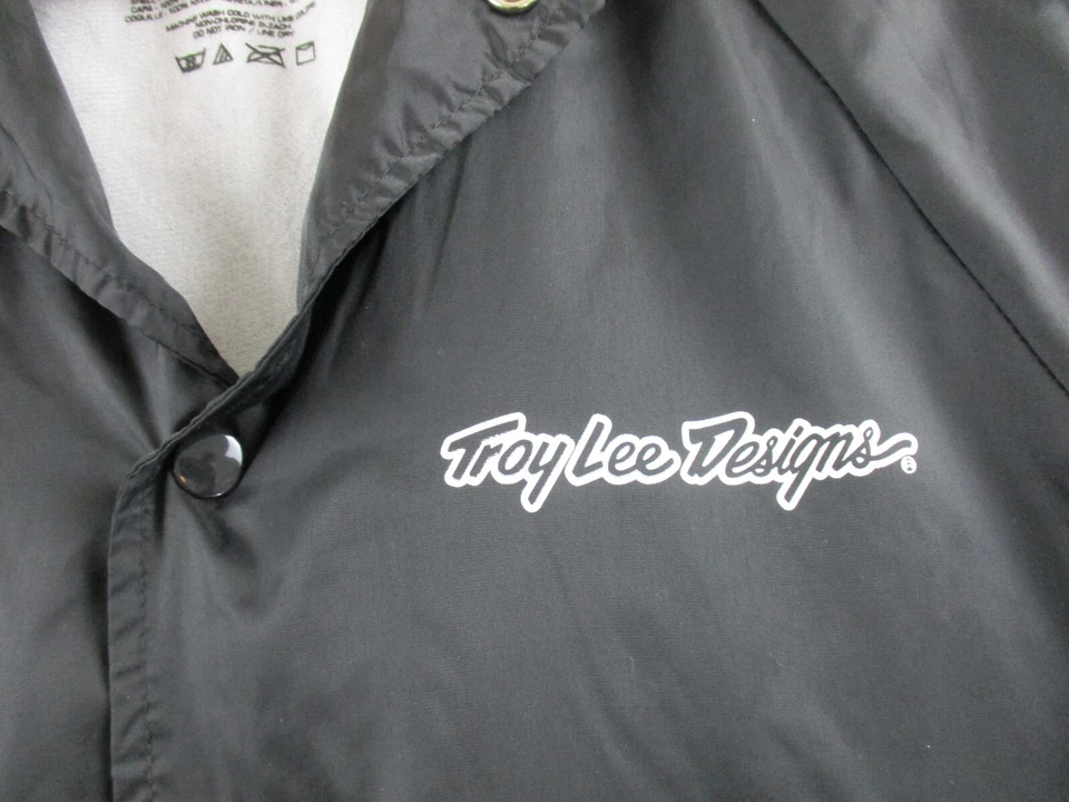 Troy Lee Designs Jacket Small Long Sleeve Zip Up Fleece Lined Motocross Racing - Image 4 of 4