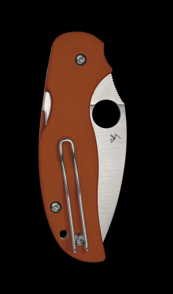 Cuchillo de bolsillo Spyderco Knives Sage 5 C123GBORP naranja G10 REX 121 acero Foto 3 de 3