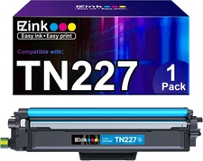 Compatible Brother TN227 Cyan Toner Cartridge Replacement