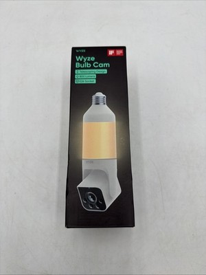 Wyze Bulb Cam 2K Smart Security Camera E26 Socket 800 Lumens