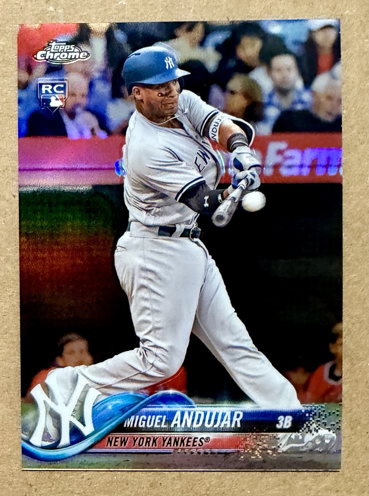 2018 Topps Chrome Update Miguel Andujar RC #HMT20 - Refractor /250