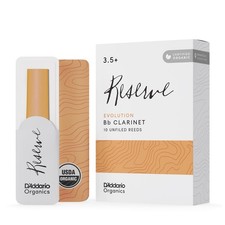 D'Addario Organic Reserve Evolution Bb Clarinet Reeds, Strength 3.5 , 10-pack