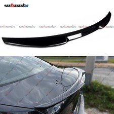 Schwarz Glanz Spoiler Spoilerlippe für BMW F10 Heckspoiler F18 M5 Limo 2010-17