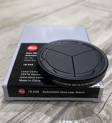 Genuine Leica Auto Lens Cap for D-LUX-8, D-LUX-7, D-LUX Typ 109 Black #18548