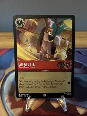 Disney Lorcana - Lafayette Basset Hound 132/204 - Reign of Jafar - Cold Foil