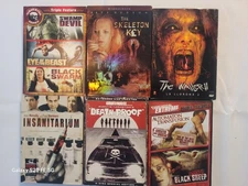 Lot of 6 Horror DVDs • Creature Feature Zombie Grindhouse Thriller Collection