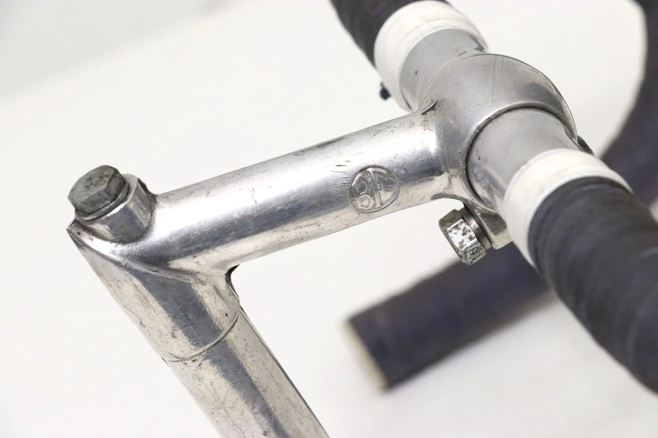 Manubrio corsa Belleri - vintage handlebar 1950's with Balilla brake levers - Immagine 3 di 4