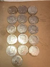 Kennedy Half Dollar 1965-1970, 40% Silver Lot Of 16