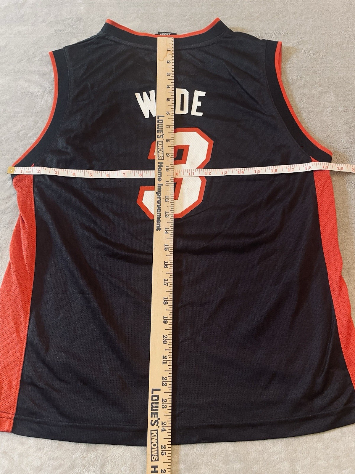 Dwayne Wade #3 Miami Heat Adidas NBA Jersey Youth Large 14/16 thumbnail 6