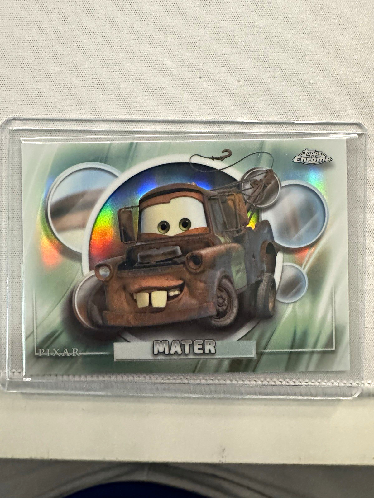 Topps 2026 Topps Chrome Pixar Cars Mater #21 Refractor Non-Sport Card