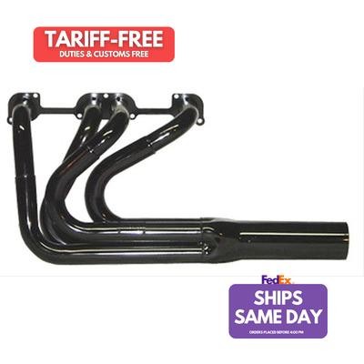 Schoenfeld 1024LVLS1, 2 Pack Black Steel Sprint Car Header 1- 3/4In X 1-7/8In Ls