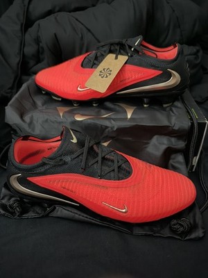 Men's 11 - Nike Phantom 6 Low Elite FG Black Bright Crimson HJ2146-600