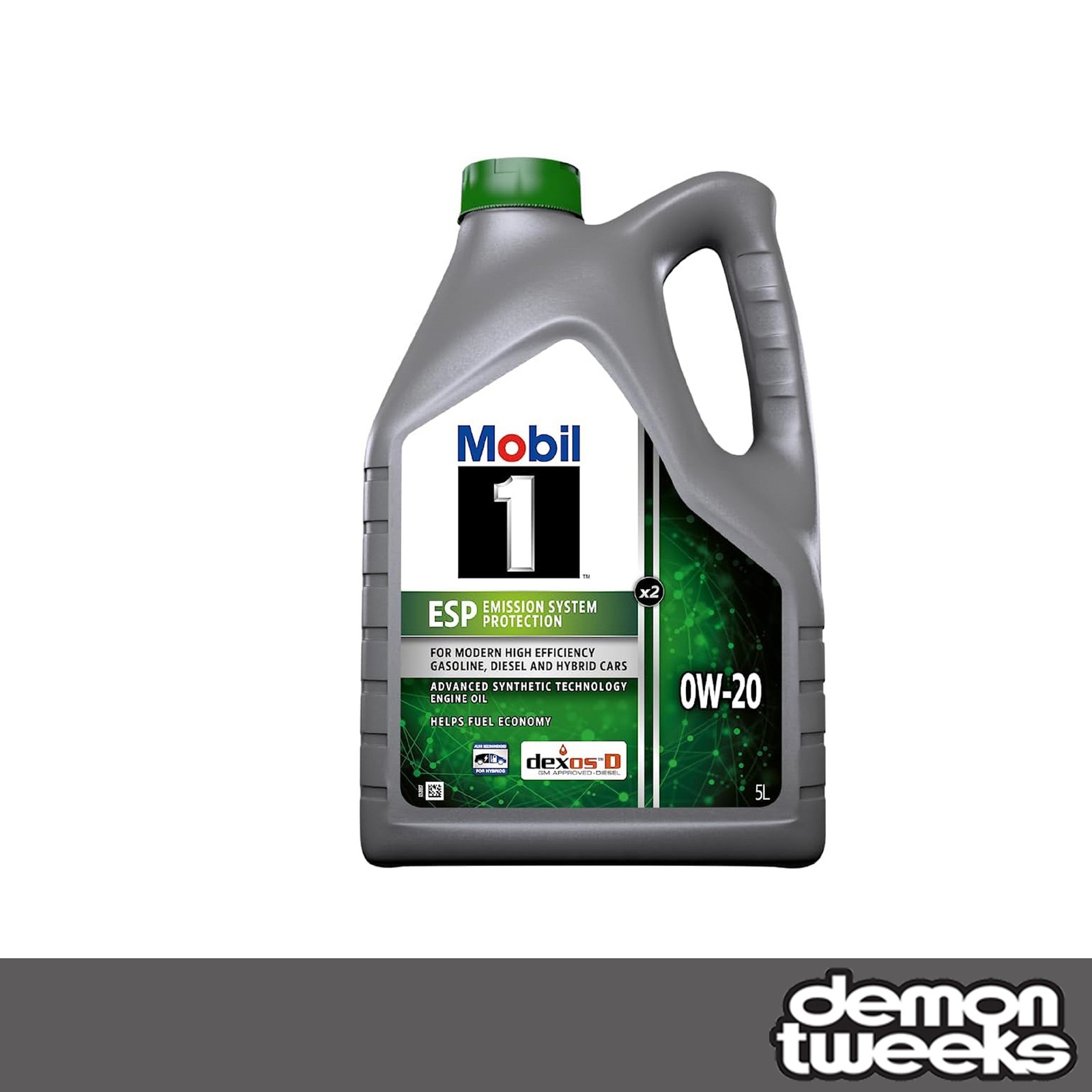 1 x Mobil 1 ESP X2 Fully Synthetic 0W20 Engine Oil - 5 Litres (Petrol Or Diesel)