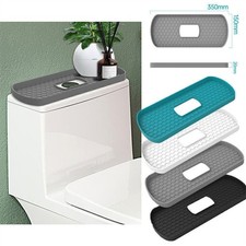 Toilet Tank Silicone Organization Tray Perfume Tray for Bathroom Sponge