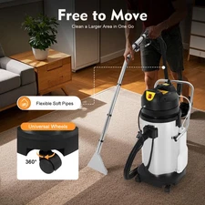 40L Carpet Cleaning Machine, Carpet Vacuum Cleaner, Floor Cleaning Machine