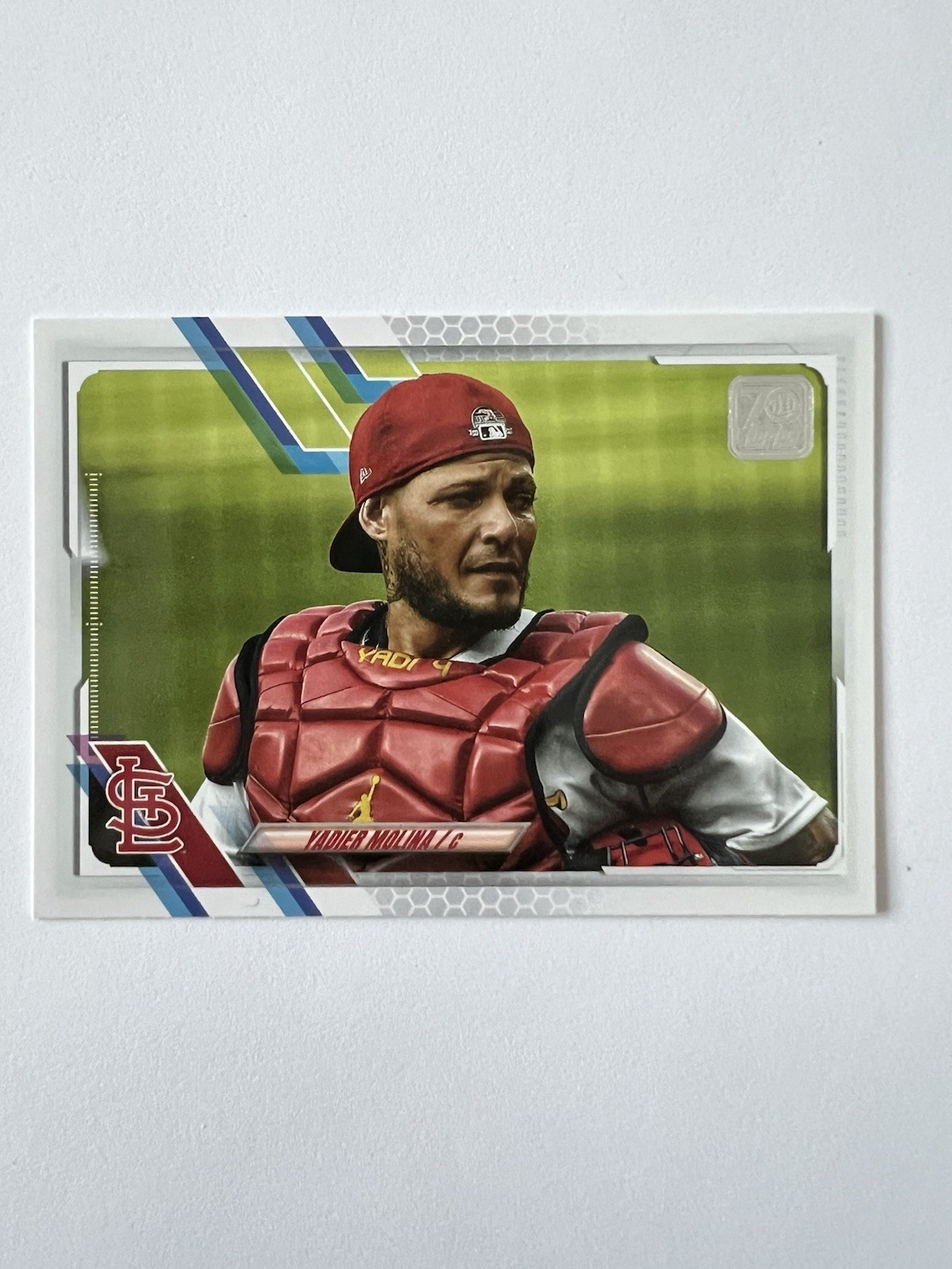 2021 Topps Series 1 Yadier Molina #207 Image Variation SP Cardinals
