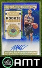 Nickeil Alexander-Walker Auto 2019-20 Panini Contenders /20 Premium Blue Shimmer