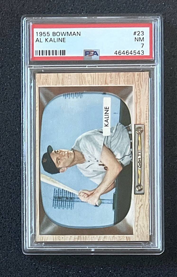1955 Bowman - #23 Al Kaline - PSA 7