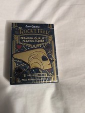 Dave Stevens' Rocketeer Playing Cards- Blue by Paul Roman Martinez