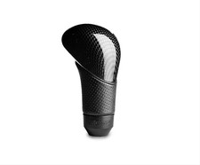 Momo Shadow Shift Knob Carbon Effect Insert Fiber Black Airleather Subkca