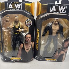 AEW Unrivaled Collection Series 8 Jon Moxley #64 Figure Lot Eddie Kingston Set