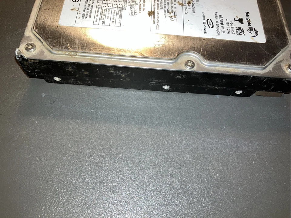 Seagate U Series 7 60GB & Windows XP Home Ed. KeyCode  Hard Drive - Untested - Image 3 of 4