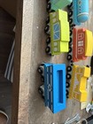 Gigglescape Magnetic Trains Cars 8pcs. Works With Wooden Track Hardly Used — photo 4
