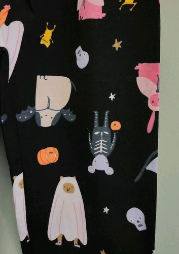 Old Navy Mädchen 2T 4T schwarz Halloween Print Leggings Tier Trick or Treat #21125 - Bild 2 von 3
