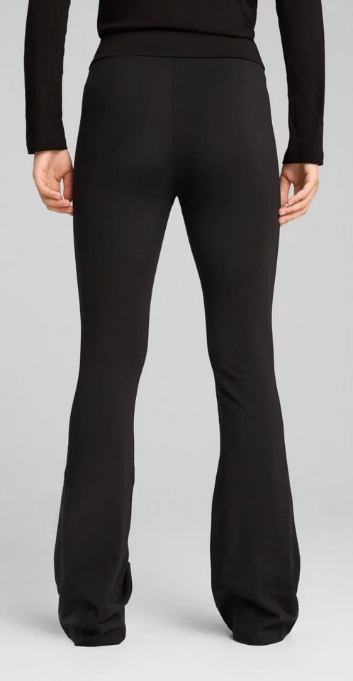 LEGGINGS DONNA PUMA ESSENTIALS 631542-01 col. nero/bianco - Immagine 2 di 3