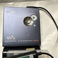 SONY MZ-NE810 NET MD Walkman Portable MiniDisc Player Blue MDLP NetMD