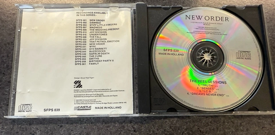 NEW ORDER - The Peel Sessions CD EP  1989  Good Cond.  Joy Division  FREE POST - image 3 of 3