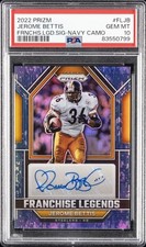 2022 PANINI PRIZM FRANCHISE LEGENDS SIGNATURES JEROME BETTIS 2/10 PSA 10 AUTO