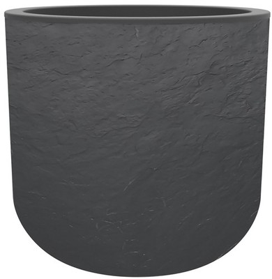 EDA Pflanzgefäß VOLCANIA UP rund 385 mm anthrazit