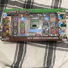 Minecraft Do-It-Yourself 3D Sticker Maker Kit New with Box
