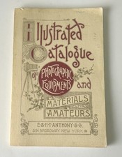 Illustrated Catalogue Photographic Equipments 1891 Anthony Co. M M Facsimile