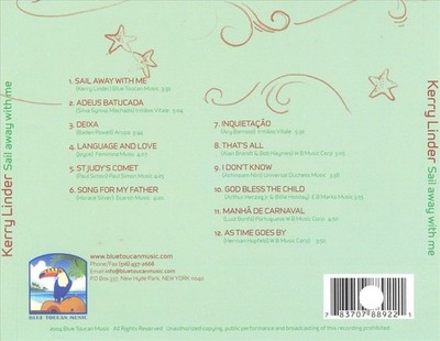 KERRY LINDER SAIL AWAY WITH ME NEW CD