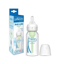 Dr. Brown's Natural Flow Anti-Colic Options Narrow Baby Bottle, 4oz
