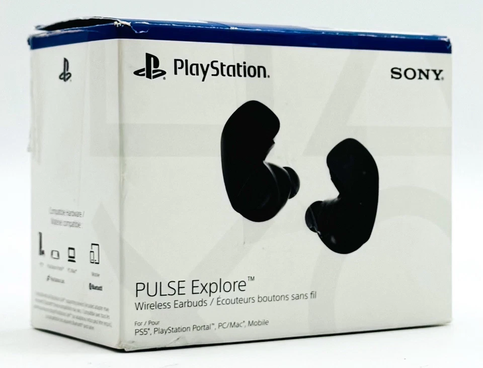 Sony PlayStation Pulse Explore Wireless Earbuds For PS5 / PC & Mobile - Black - Image 2 of 4