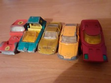 5 x 1970s Vintage Toy Cars  Matchbox