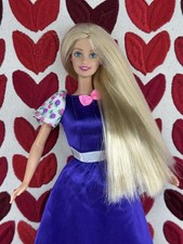 Vintage Mattel Barbie doll in violet gown perfect condition