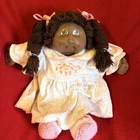 Cabbage Patch Kids doll girl head mold 2 ok factory 1986 adorable AA dark skin