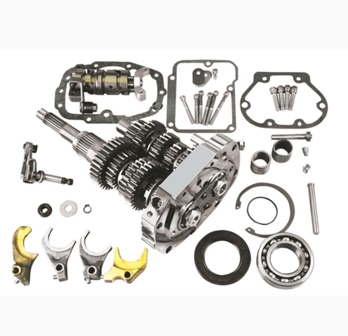 New 6 Speed Transmission Builders Kit For 1990/Later Harley