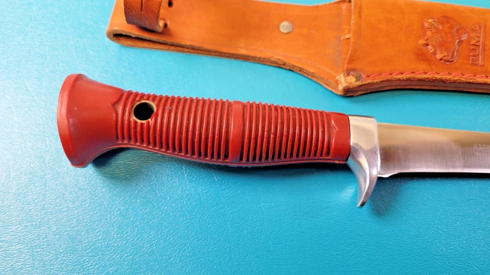 Cuchillo de colección Puma 6362 Puma Mariner Solinen Alemania + funda c. 1974 TR610 Foto 4 de 4