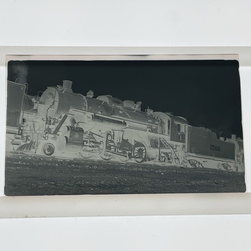 Railroad Negative Illinois Central IC #1566 2-8-2 Paducah, KY 6/17/55