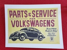 Volkswagen Advertising Beattle Bug Auto Automobile Advertising Rare