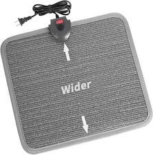 Heated Floor Mat Under Desk for Foot Warmer Electric Space Heaters Heating Pad
