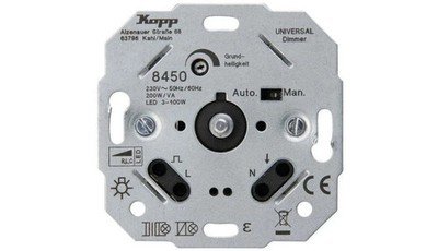 Kopp Universaldimmer LED 3 170W 845000186 Dimmer-Einsatz Unterputz