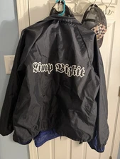 Vintage Limp Bizkit Jacket Medium Button Windbreaker Lightweight Fred Durst Coat