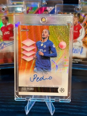 Joao Pedro /25 Auto Topps Finest 2025-2026 Chelsea