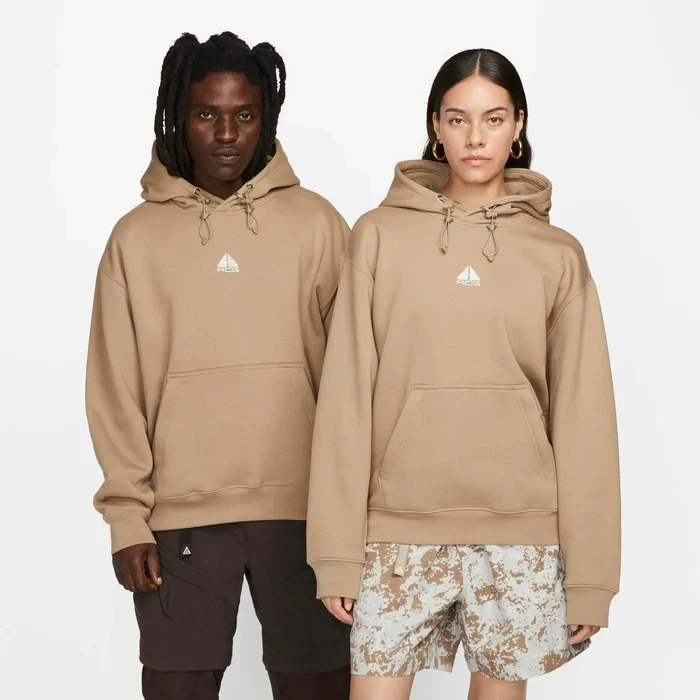 Nike ACG Therma-FIT Fleece Pullover Hoodie Size XL Beige DH3087-247